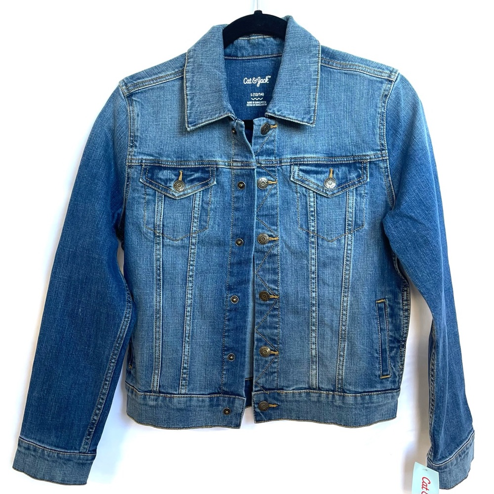 Girls’ Jean Jacket Cat & Jack Size Large (12/14)